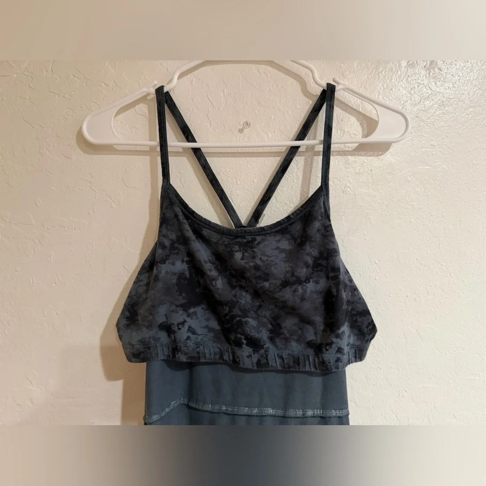 Pact Black and Gray Tie-Dye Maxi Dress size L - Picture 11 of 11